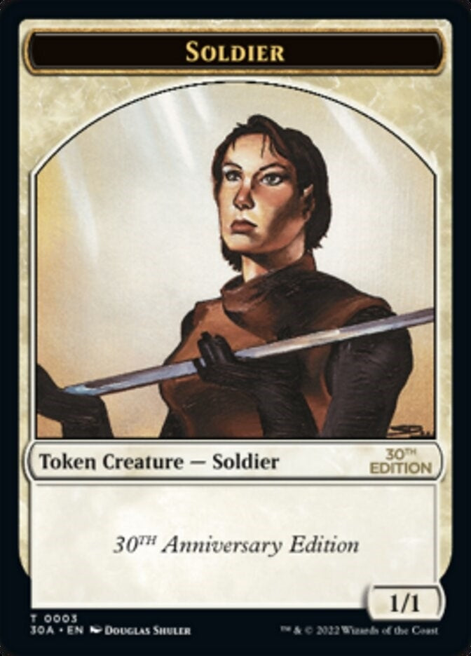Soldier Token (3) (30th Anniversary Edition)