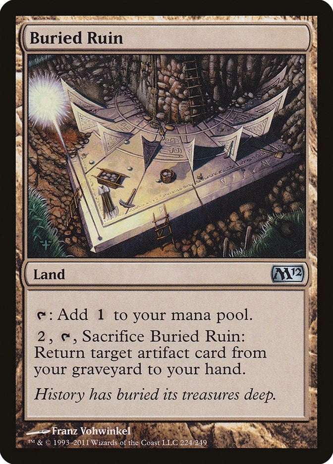 Buried Ruin (224) (Magic 2012 (M12))