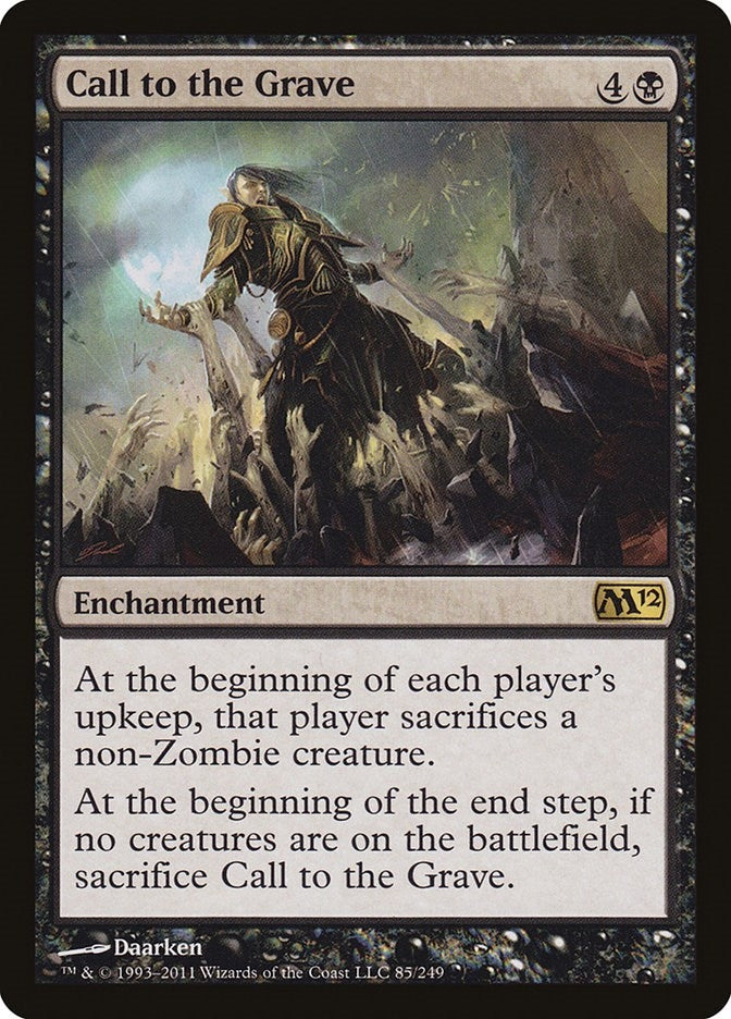 Call to the Grave (85) (Magic 2012 (M12))