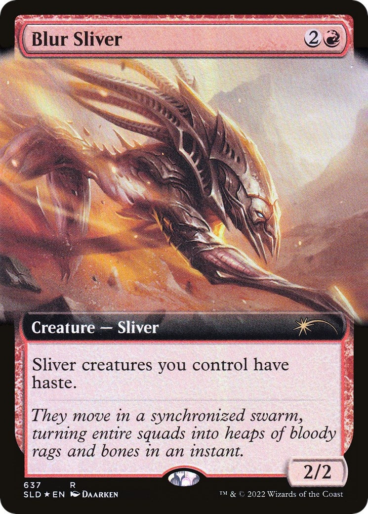 Blur Sliver (Extended Art) (637) (Secret Lair Drop Series)