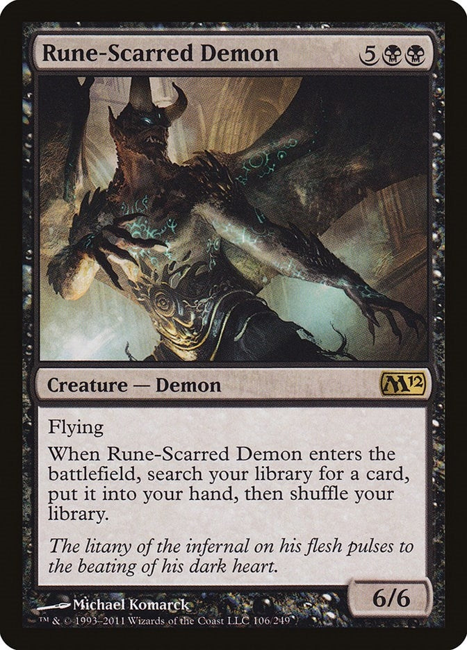Rune-Scarred Demon (106) (Magic 2012 (M12))