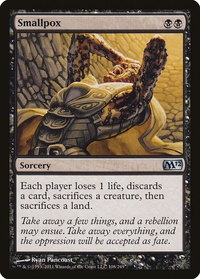 Smallpox (108) (Magic 2012 (M12))