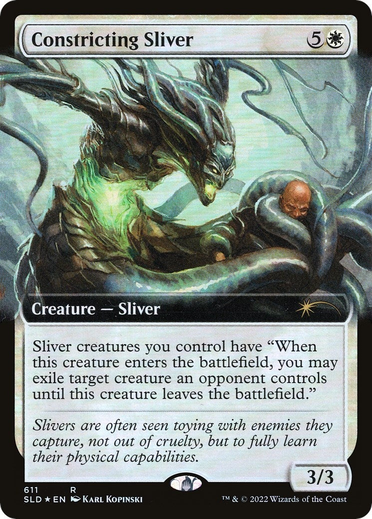 Constricting Sliver (Extended Art) (611) (Secret Lair Drop Series)