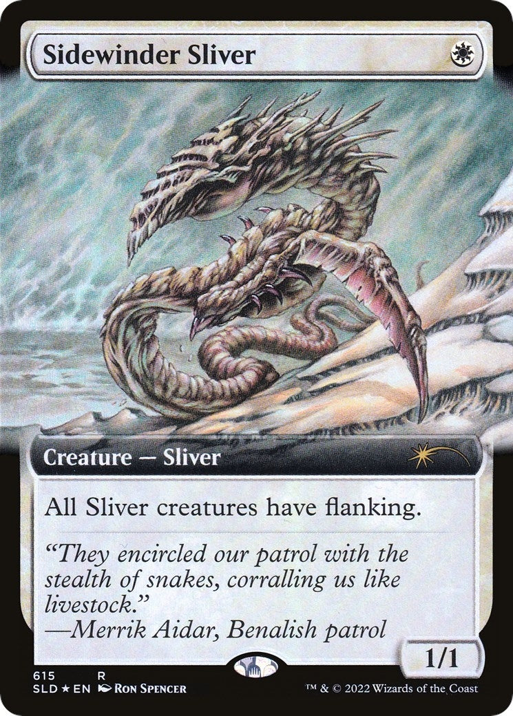 Sidewinder Sliver (Extended Art) (615) (Secret Lair Drop Series)