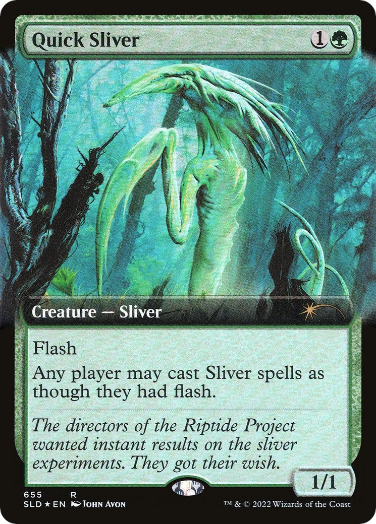 Quick Sliver (Extended Art) (655) (Secret Lair Drop Series)