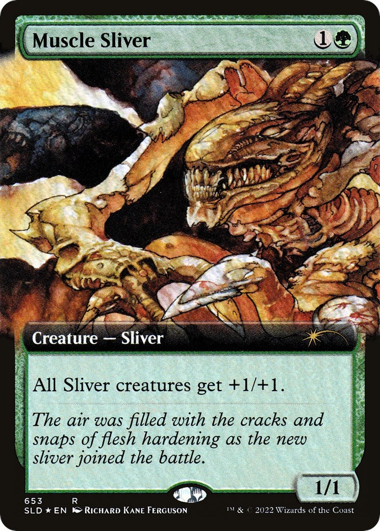 Muscle Sliver (Extended Art) (653) (Secret Lair Drop Series)