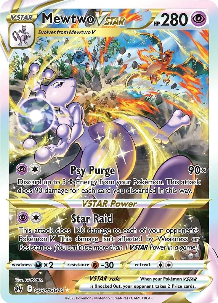 Image for Mewtwo VSTAR (GG44/GG70) (SWSH: Crown Zenith: Galarian Gallery) - Pokemon