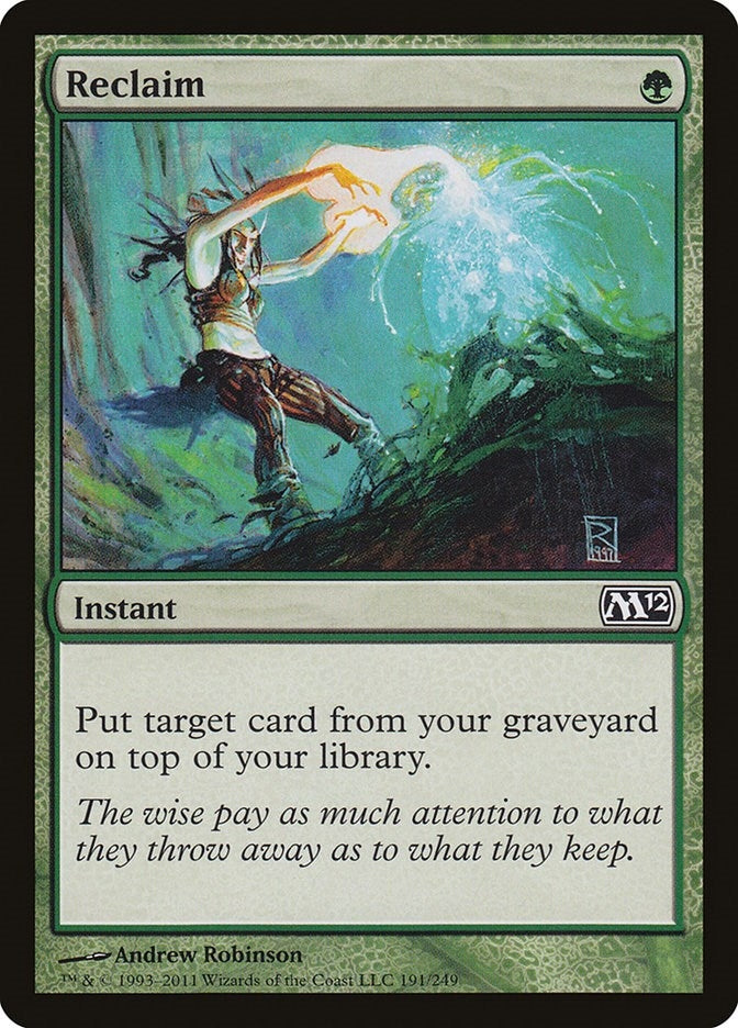 Reclaim (191) (Magic 2012 (M12))