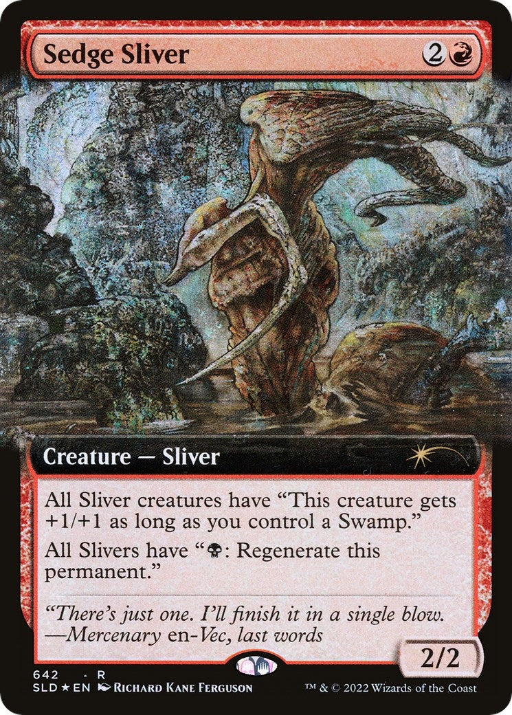 Sedge Sliver (Extended Art) (642) (Secret Lair Drop Series)