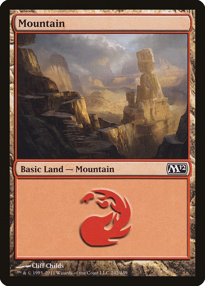 Mountain (242) (242) (Magic 2012 (M12))