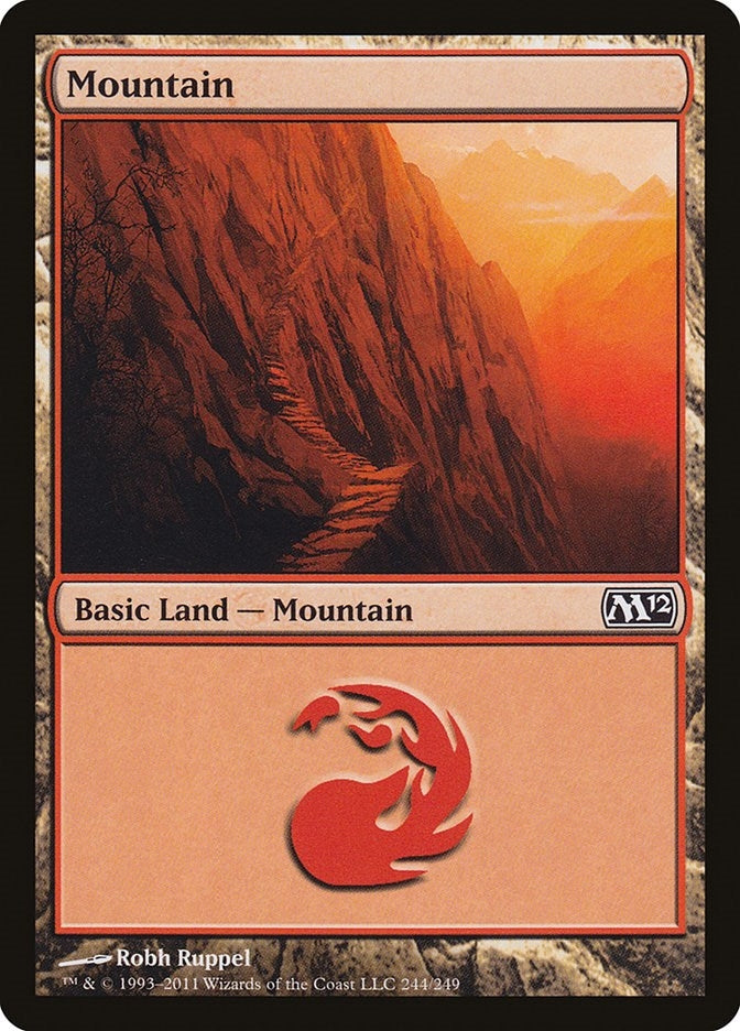Mountain (244) (244) (Magic 2012 (M12))