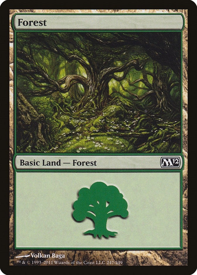 Forest (247) (247) (Magic 2012 (M12))