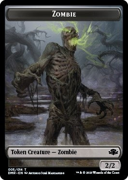 Image for Zombie // Marit Lage Double-sided Token (5 // 4) - Magic: The Gathering