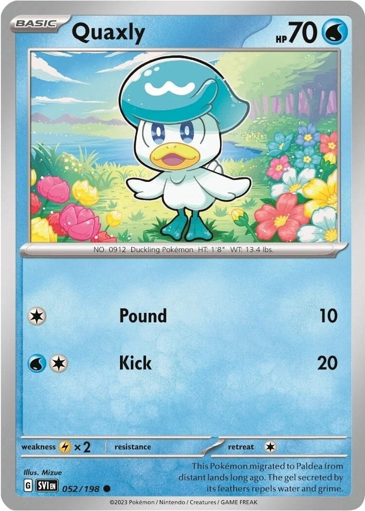 Image for Quaxly - 052/198 (Mirage Holo) (052/198) (Miscellaneous Cards & Products) - Pokemon