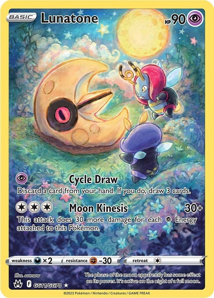 Image for Lunatone (GG11/GG70) (SWSH: Crown Zenith: Galarian Gallery) - Pokemon