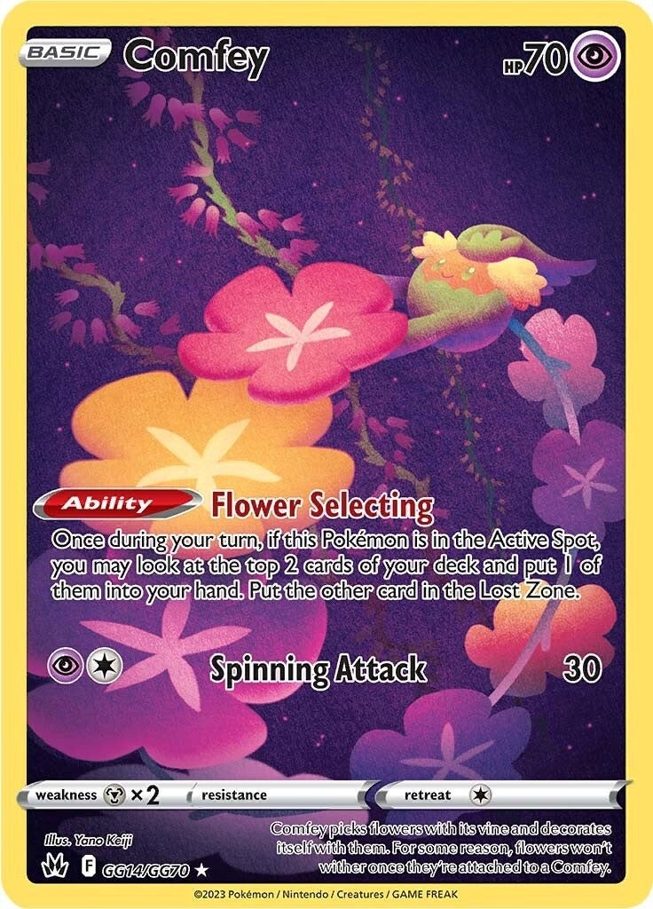 Image for Comfey (GG14/GG70) (Crown Zenith: Galarian Gallery) - Pokemon