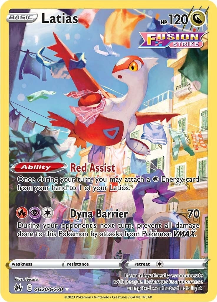 Image for Latias (GG20/GG70) (SWSH: Crown Zenith: Galarian Gallery) - Pokemon