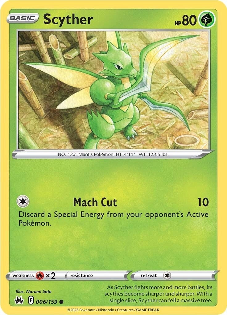 Image for Scyther (006/159) (SWSH: Crown Zenith) - Pokemon