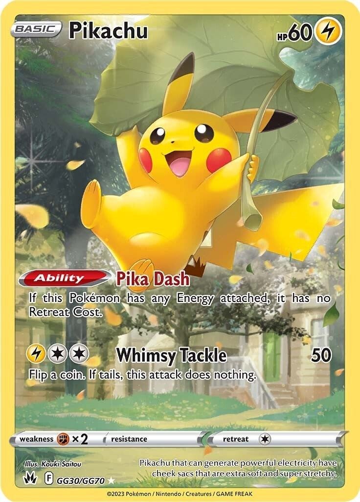 Image for Pikachu (GG30/GG70) (SWSH: Crown Zenith: Galarian Gallery) - Pokemon