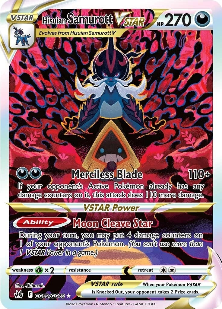 Image for Hisuian Samurott VSTAR (GG52/GG70) (SWSH: Crown Zenith: Galarian Gallery) - Pokemon