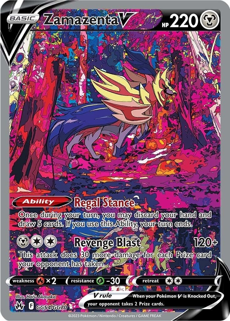 Image for Zamazenta V (GG54/GG70) (SWSH: Crown Zenith: Galarian Gallery) - Pokemon