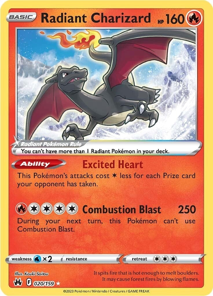 Image for Radiant Charizard (020/159) (SWSH: Crown Zenith) - Pokemon