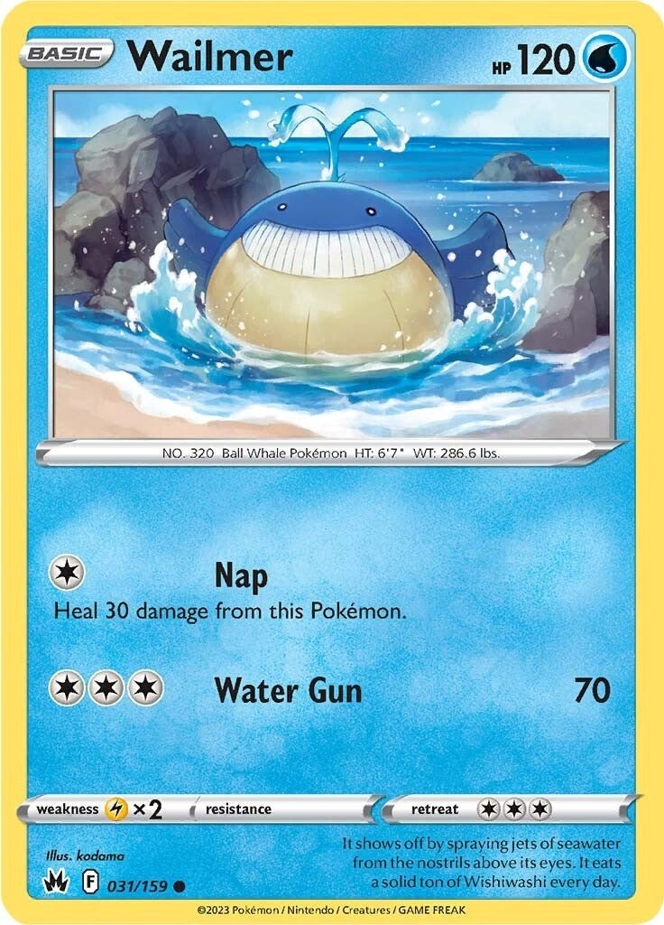 Image for Wailmer (031/159) (SWSH: Crown Zenith) - Pokemon
