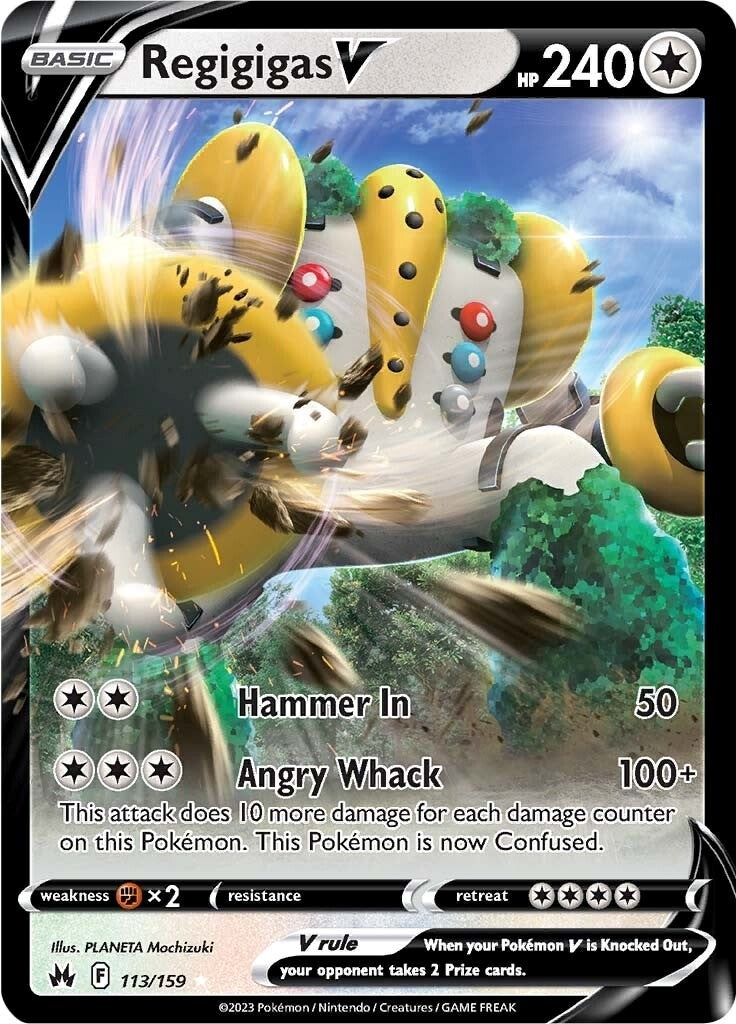 Image for Regigigas V (113/159) (SWSH: Crown Zenith) - Pokemon