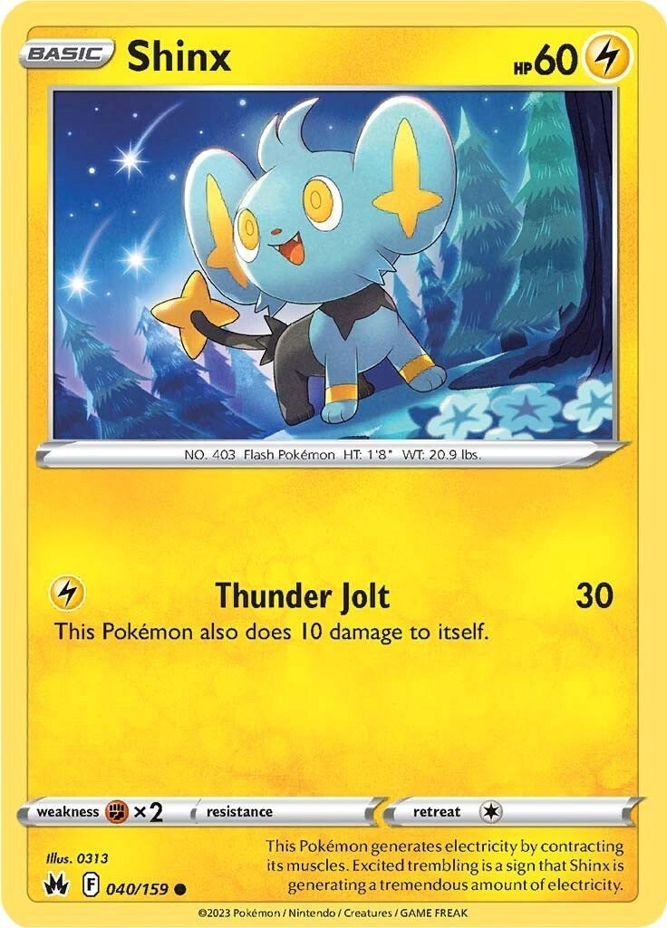 Image for Shinx (40) (040/159) (SWSH: Crown Zenith) - Pokemon