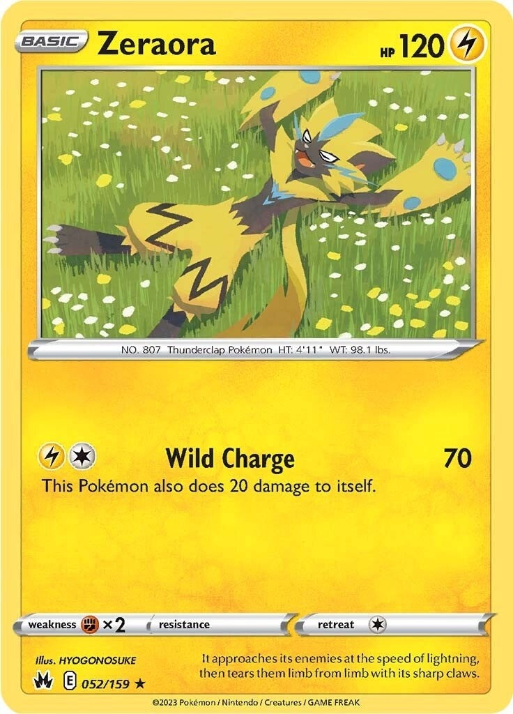 Image for Zeraora (052/159) (SWSH: Crown Zenith) - Pokemon