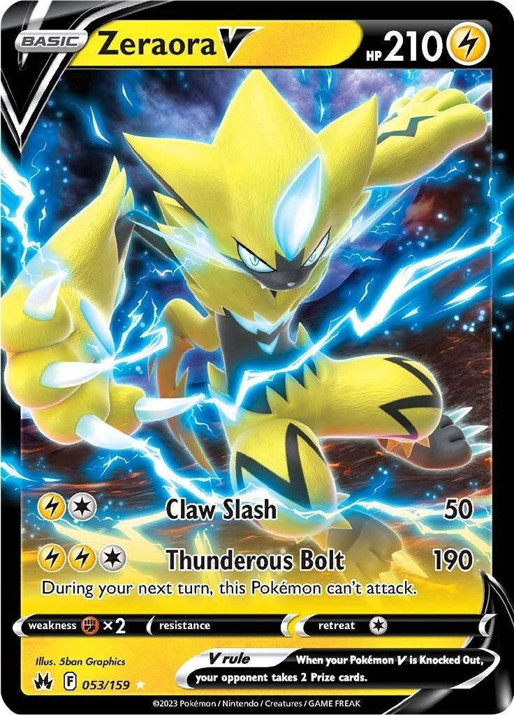 Image for Zeraora V (053/159) (SWSH: Crown Zenith) - Pokemon