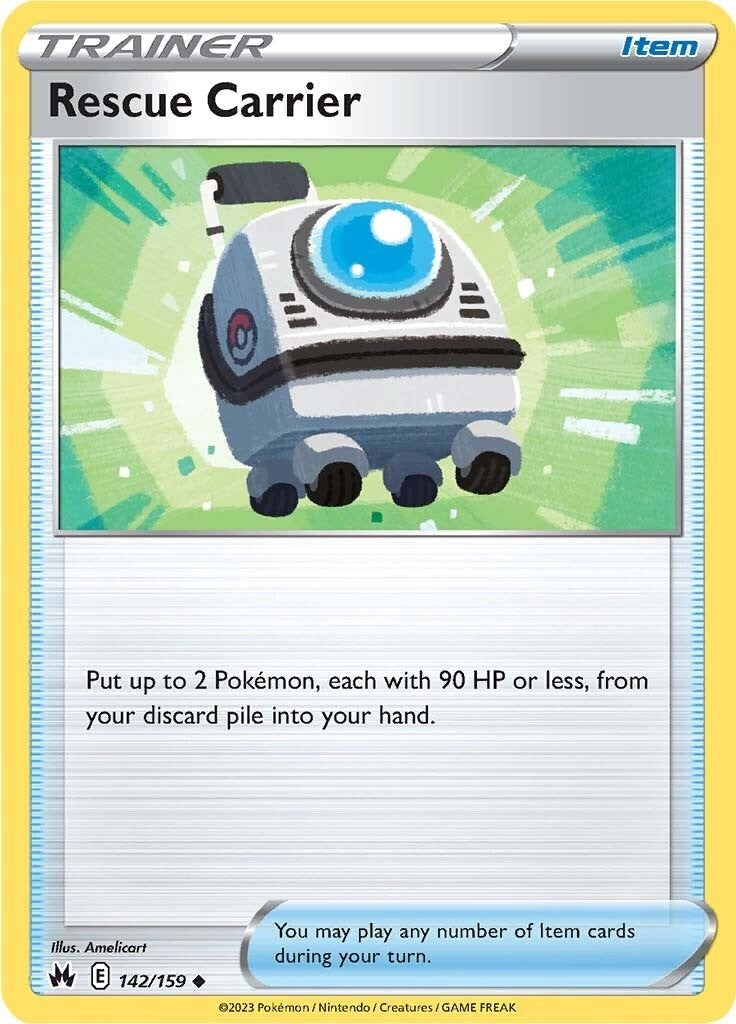 Image for Rescue Carrier (142/159) (SWSH: Crown Zenith) - Pokemon