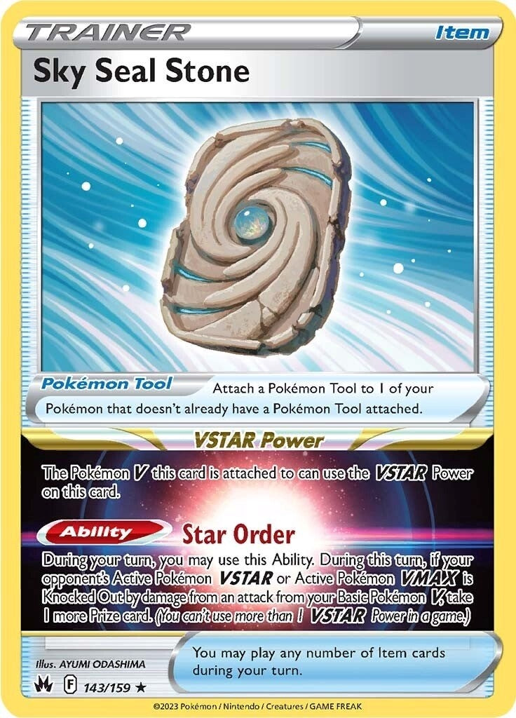 Image for Sky Seal Stone (143/159) (SWSH: Crown Zenith) - Pokemon