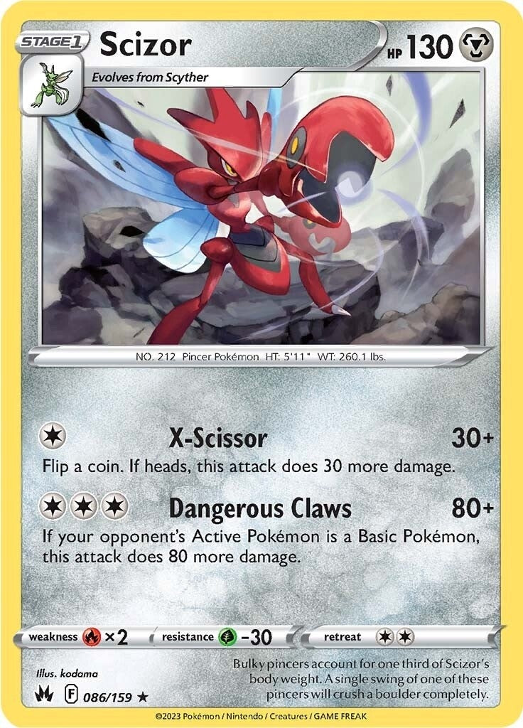 Image for Scizor (086/159) (SWSH: Crown Zenith) - Pokemon