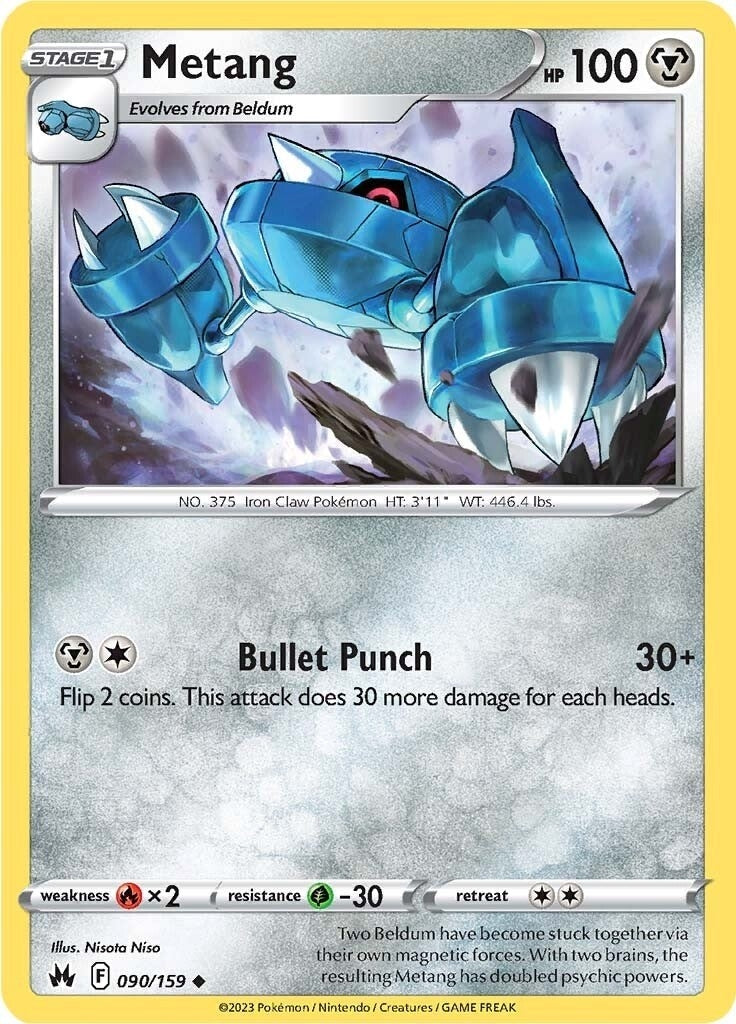 Image for Metang (090/159) (SWSH: Crown Zenith) - Pokemon