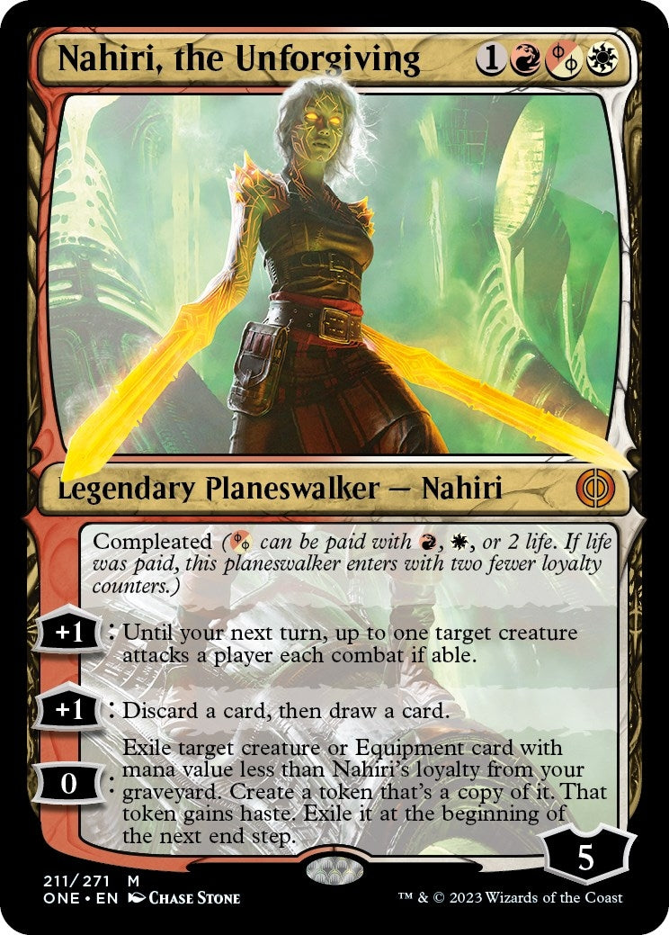 Nahiri, the Unforgiving (211) (Phyrexia: All Will Be One)