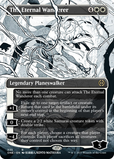 The Eternal Wanderer (Borderless) (335) (Phyrexia: All Will Be One)