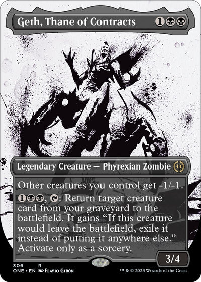 Geth, Thane of Contracts (Showcase) (306) (Phyrexia: All Will Be One)
