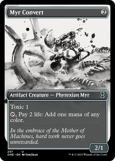 Myr Convert (Showcase) (297) (Phyrexia: All Will Be One)