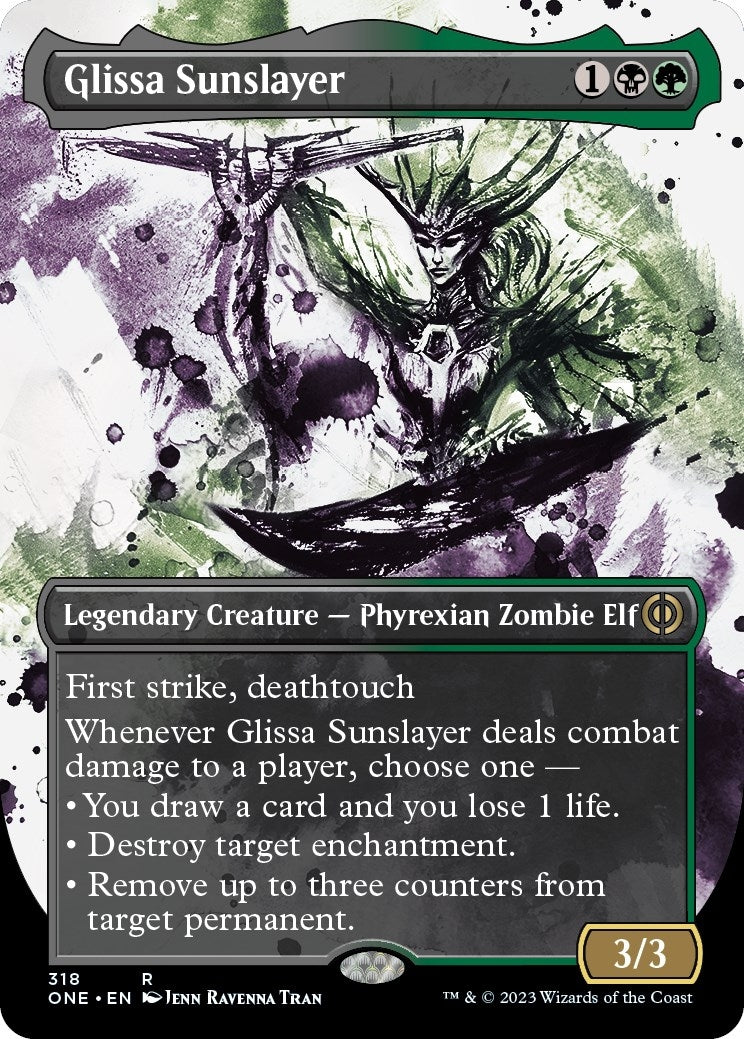 Glissa Sunslayer (Showcase) (318) (Phyrexia: All Will Be One)