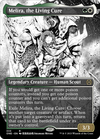 Melira, the Living Cure (Borderless) (333) (Phyrexia: All Will Be One)