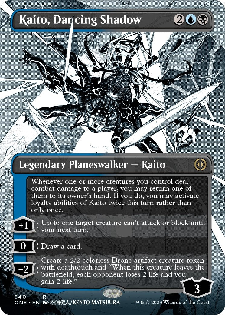 Kaito, Dancing Shadow (Borderless) (340) (Phyrexia: All Will Be One)