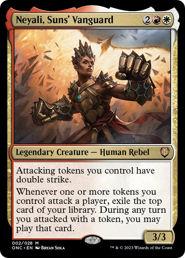 Neyali, Suns' Vanguard (2) (Commander: Phyrexia: All Will Be One)