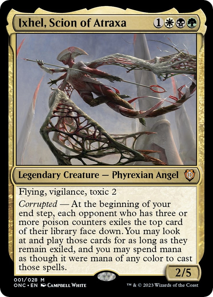 Ixhel, Scion of Atraxa (1) (Commander: Phyrexia: All Will Be One)