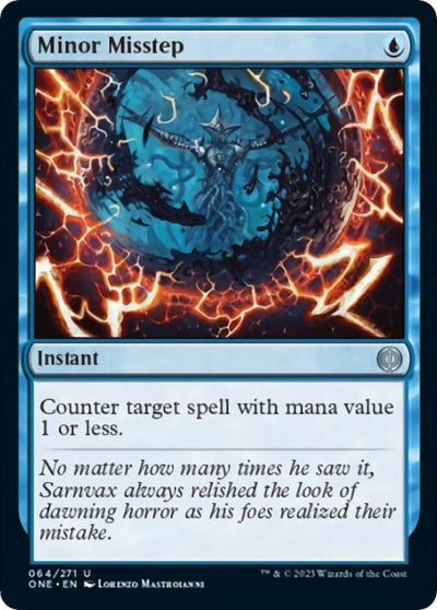 Minor Misstep (64) (Phyrexia: All Will Be One)
