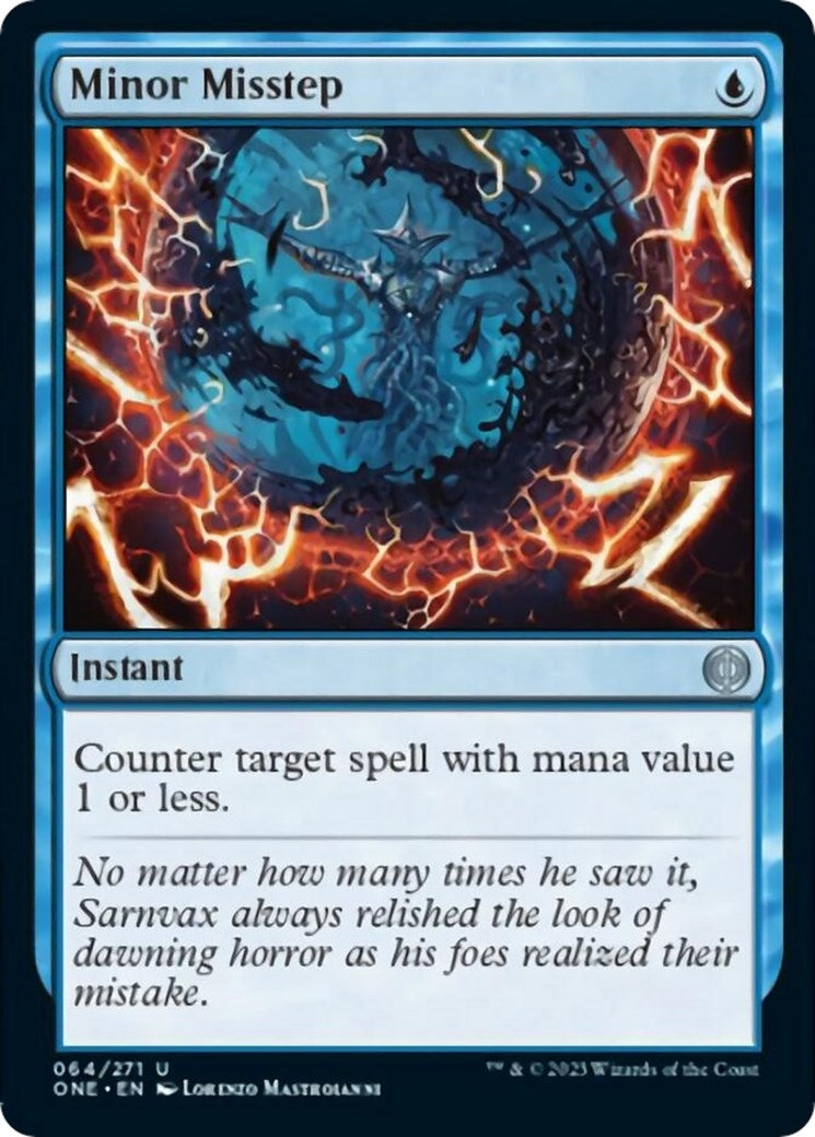 Minor Misstep (64) (Phyrexia: All Will Be One)