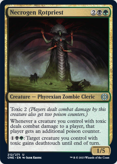 Necrogen Rotpriest (212) (Phyrexia: All Will Be One)