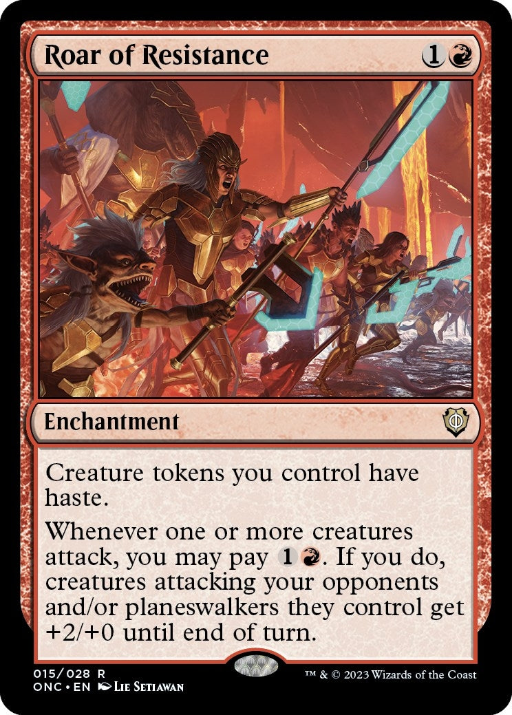 Roar of Resistance (15) (Commander: Phyrexia: All Will Be One)
