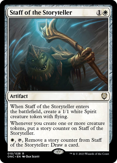 Staff of the Storyteller (10) (Commander: Phyrexia: All Will Be One)