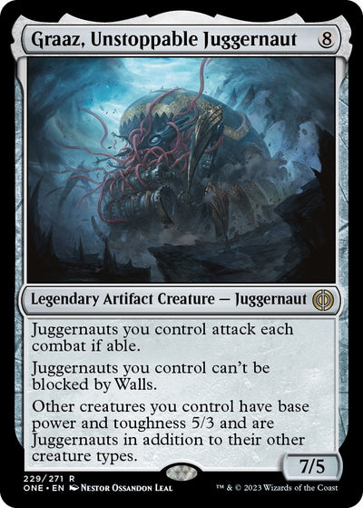 Graaz, Unstoppable Juggernaut (229) (Phyrexia: All Will Be One)